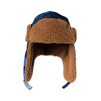 Little Kid's & Royal Bark Camo Teddy Trapper Hat