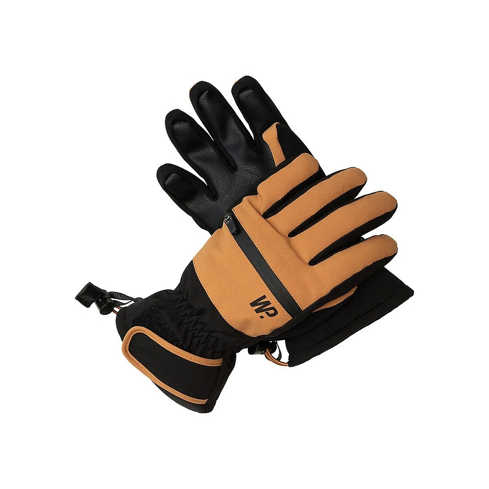 Kid's Two-Tone Insulated Ski Gloves