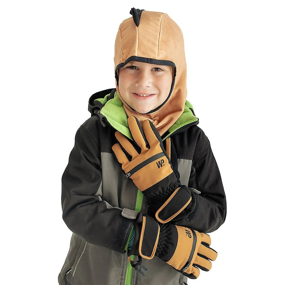 Little Kid's & Contrast Ski Gloves