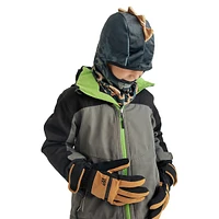 Kid's Two-Tone Insulated Ski Gloves