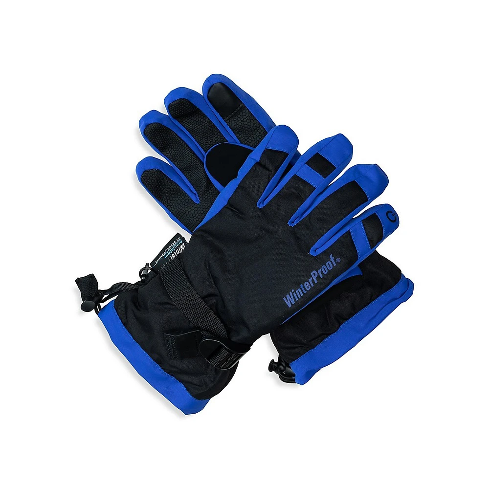 Little Kid's & Royal Horizon Touch Ski Gloves