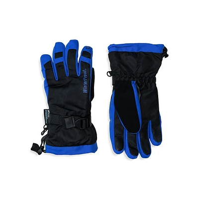 Little Kid's & Royal Horizon Touch Ski Gloves