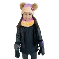 Little Kid's & Sunset Ombré Plush Neck Warmer