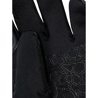 Little Kid's & Chrome Hexagon Reflective Commuter Gloves