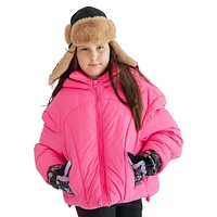 Little Kid's & Floral Tie-Dye Touch Ski Gloves