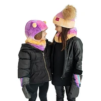 Little Kid's Sunset Ombre Plush Balaclava