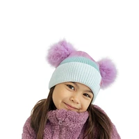 Little Kid's Double-Pom Toque