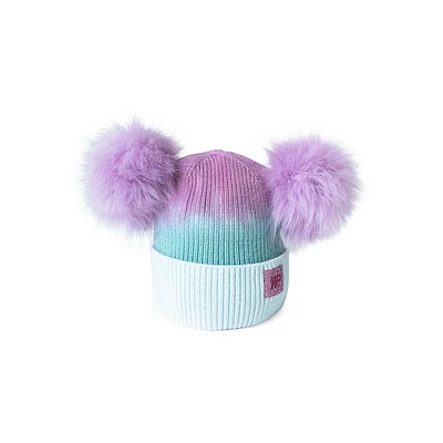 Little Kid's Double-Pom Toque