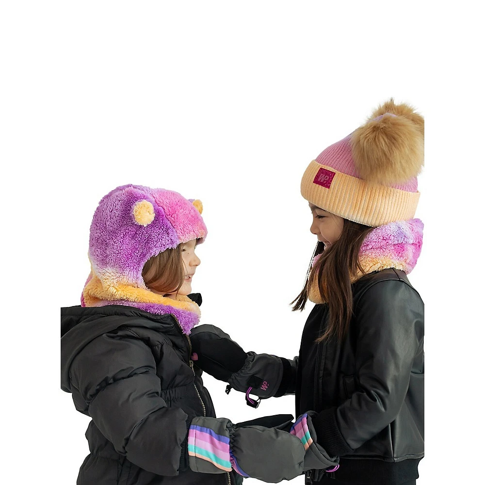 Little Kid's Double-Pom Toque