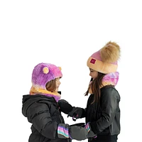 Little Kid's Rainbow Tropics Reflective Mittens