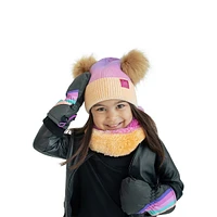 Little Kid's Rainbow Tropics Reflective Mittens