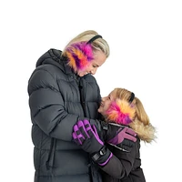 Little Kid's & Contrast Horizon Touch Ski Gloves