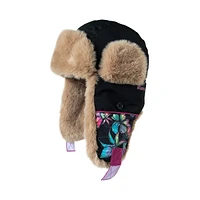 Little Kid's & Floral Tie-Dye Faux Fur Trapper Hat