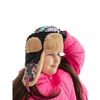 Little Kid's & Floral Tie-Dye Faux Fur Trapper Hat