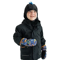 Little Kid's Woodlands Print Royal Mittens