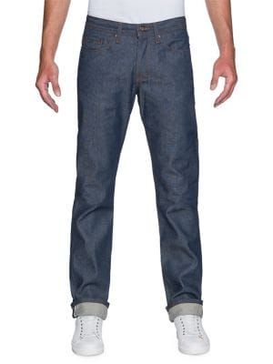 Natural Indigo Selvedge Core Weird Guy Tapered Jeans