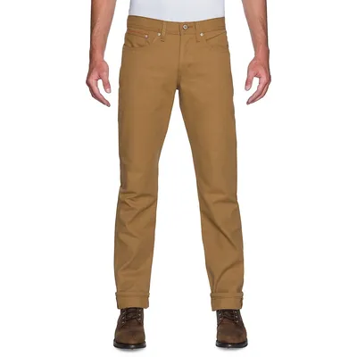 Tapered Fit Cotton Jeans