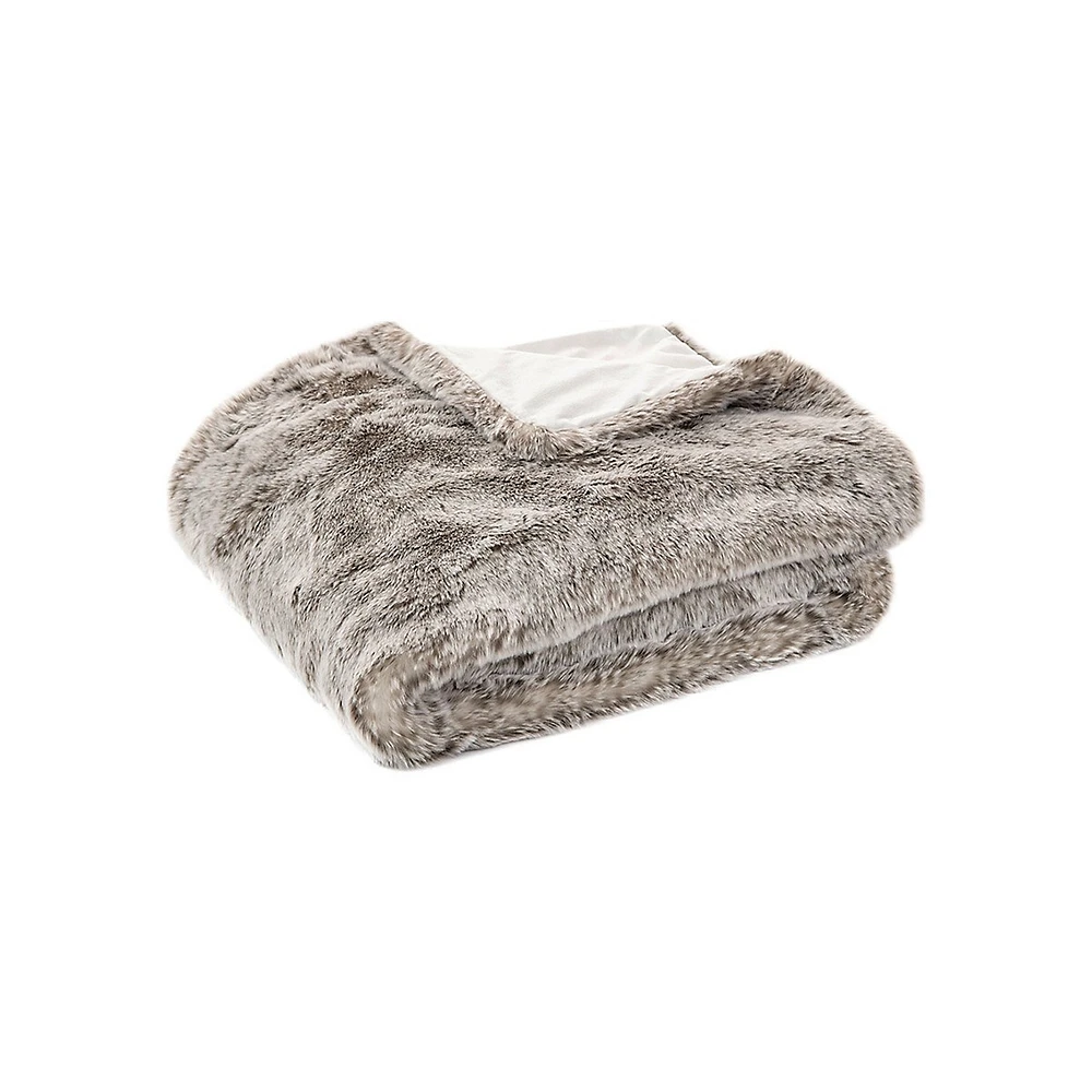 Bunny Faux Fur Throw