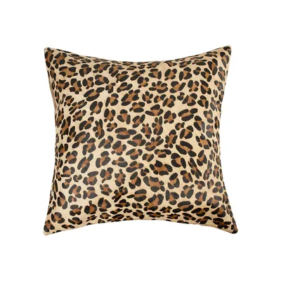 Torino Leopard-Print Pillow