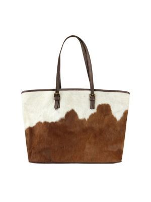 Classic Natural Cowhide Tote
