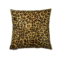 Torino Leopard-Print Quattro Pillow