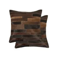 Two-Piece Torino Cowhide Pillow Set