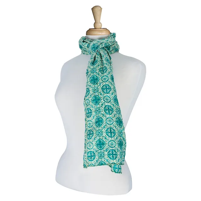 Olsen Nature Bliss Tropical Garden Viscose Scarf