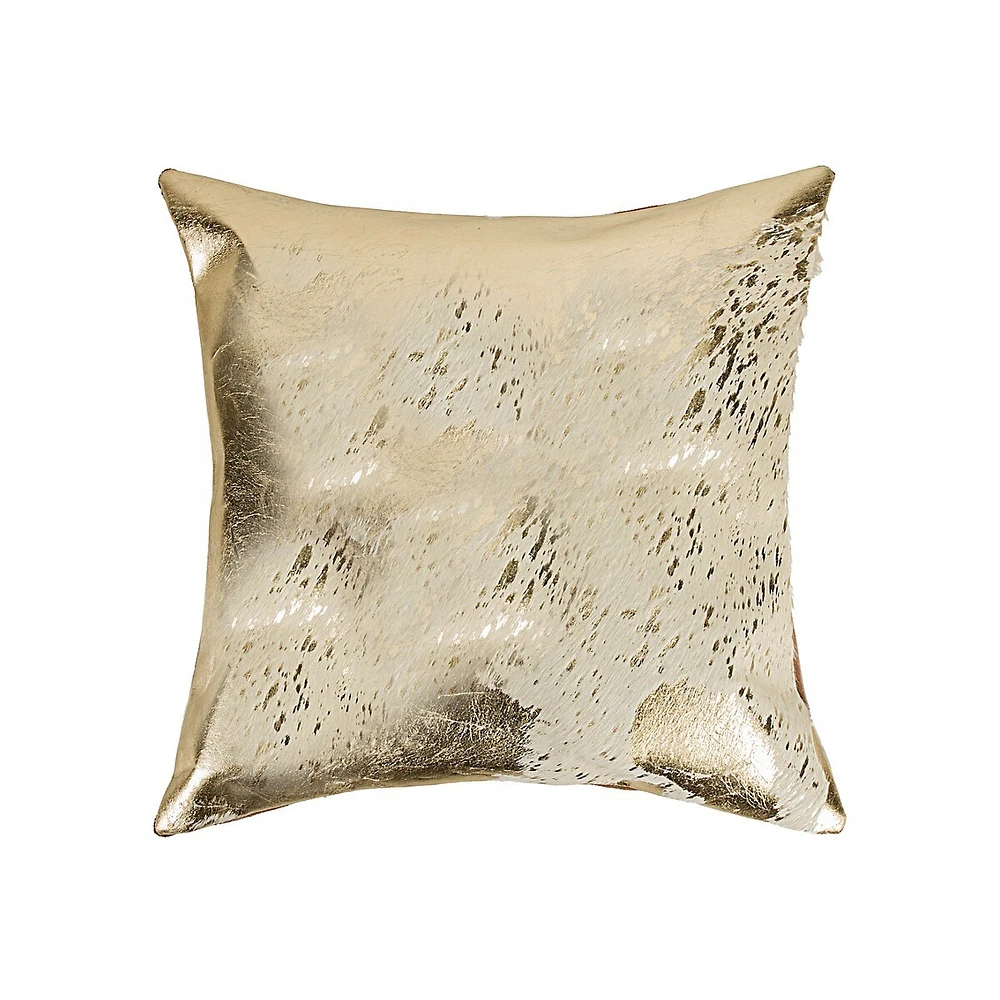 Torino Scotland Square Cowhide Pillow