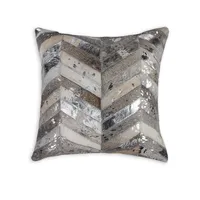 Torino Cowhide Chevron Pillow