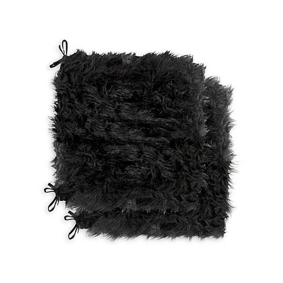 Set of 2 Laredo Faux Fur Chair Pads