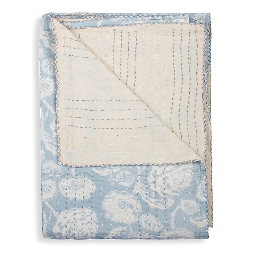 Kantha Cotton Throw