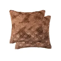 Belton 2-Piece Decorative Faux Fur Pillow Set