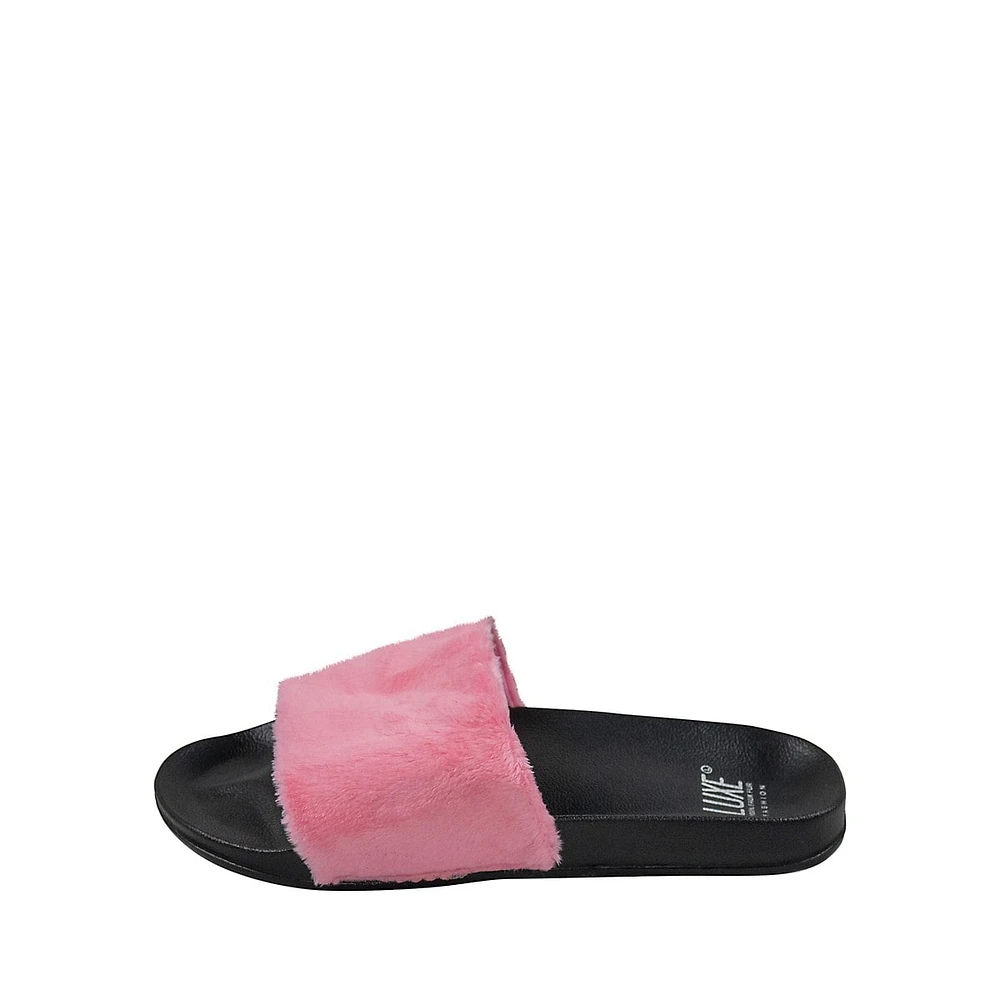 Faux Fur Slides