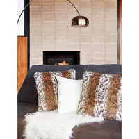 Belton 2-Piece Decorative Faux Fur Pillow Set