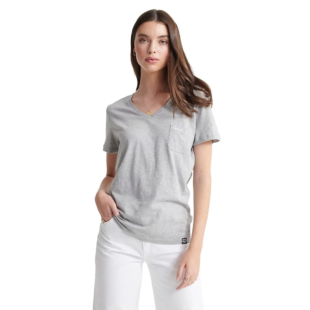 SuperDry Organic Cotton Essential V-neck T-shirt