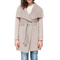 Britta Wool-Blend Belted Coat