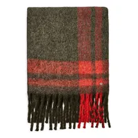 Jessi Plaid Knit Scarf