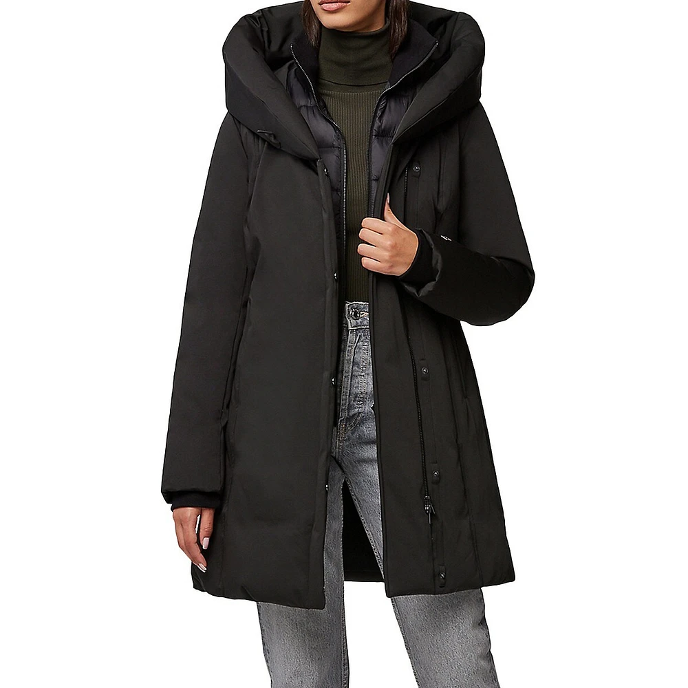 Camelia-C Classic Down Hooded Coat