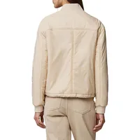 Blouson aviateur hybride en similirason Briane