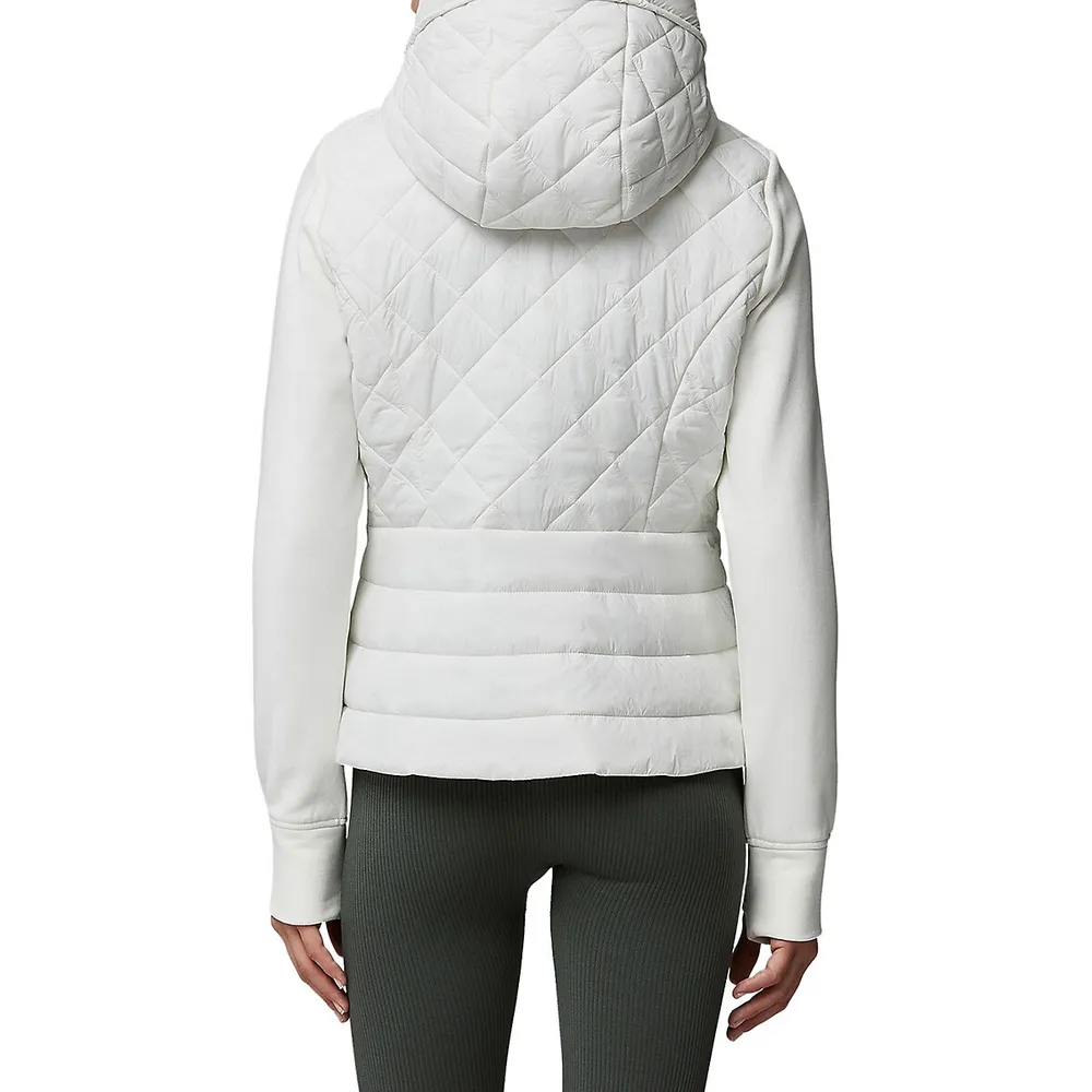 Alyssa Fleece Hooded Hybrid Jacket