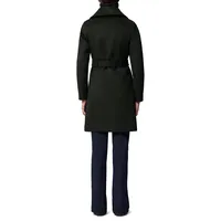 Fabianne-C Wool-Blend Belted Coat