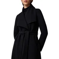 Britta Wool-Blend Belted Coat