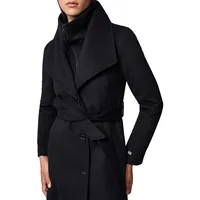 Ilana-C Wool-Blend Belted Coat