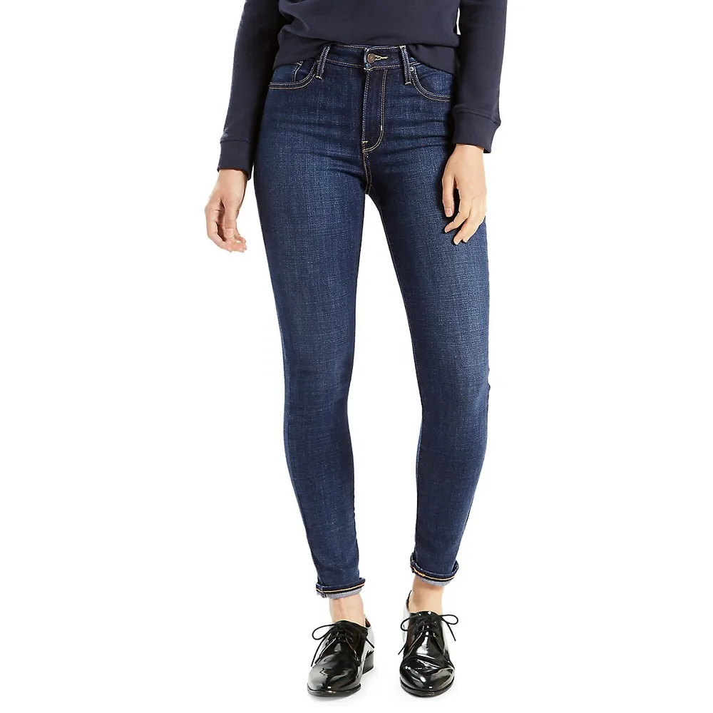 721 High-Rise Skinny Jeans Blue Story