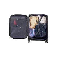 Central 26-Inch Softside Medium Spinner Suitcase