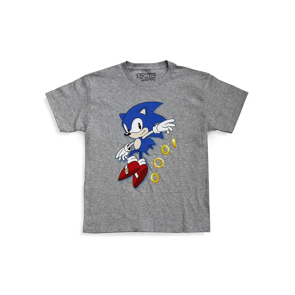 T-shirt imprimé Sonic pour garçon