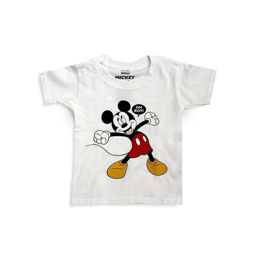 T-shirt à imprimé Mickey Mouse pour enfant