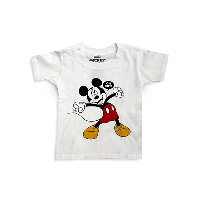 T-shirt à imprimé Mickey Mouse pour enfant