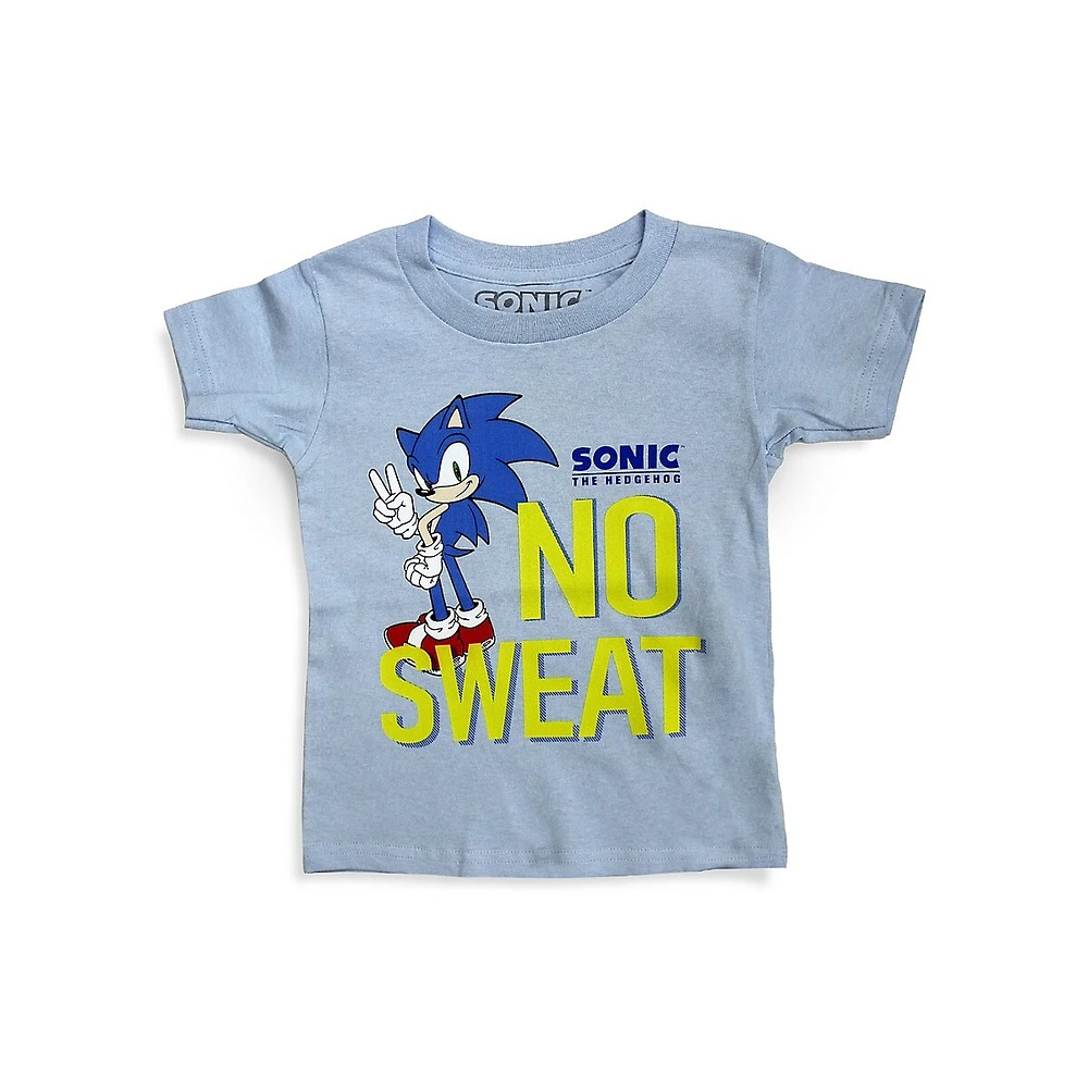 T-shirt imprimé Sonic pour petit enfant