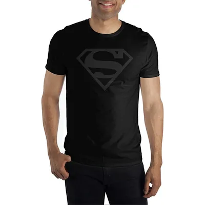 Dc Comics Superman Logo Black T-shirt